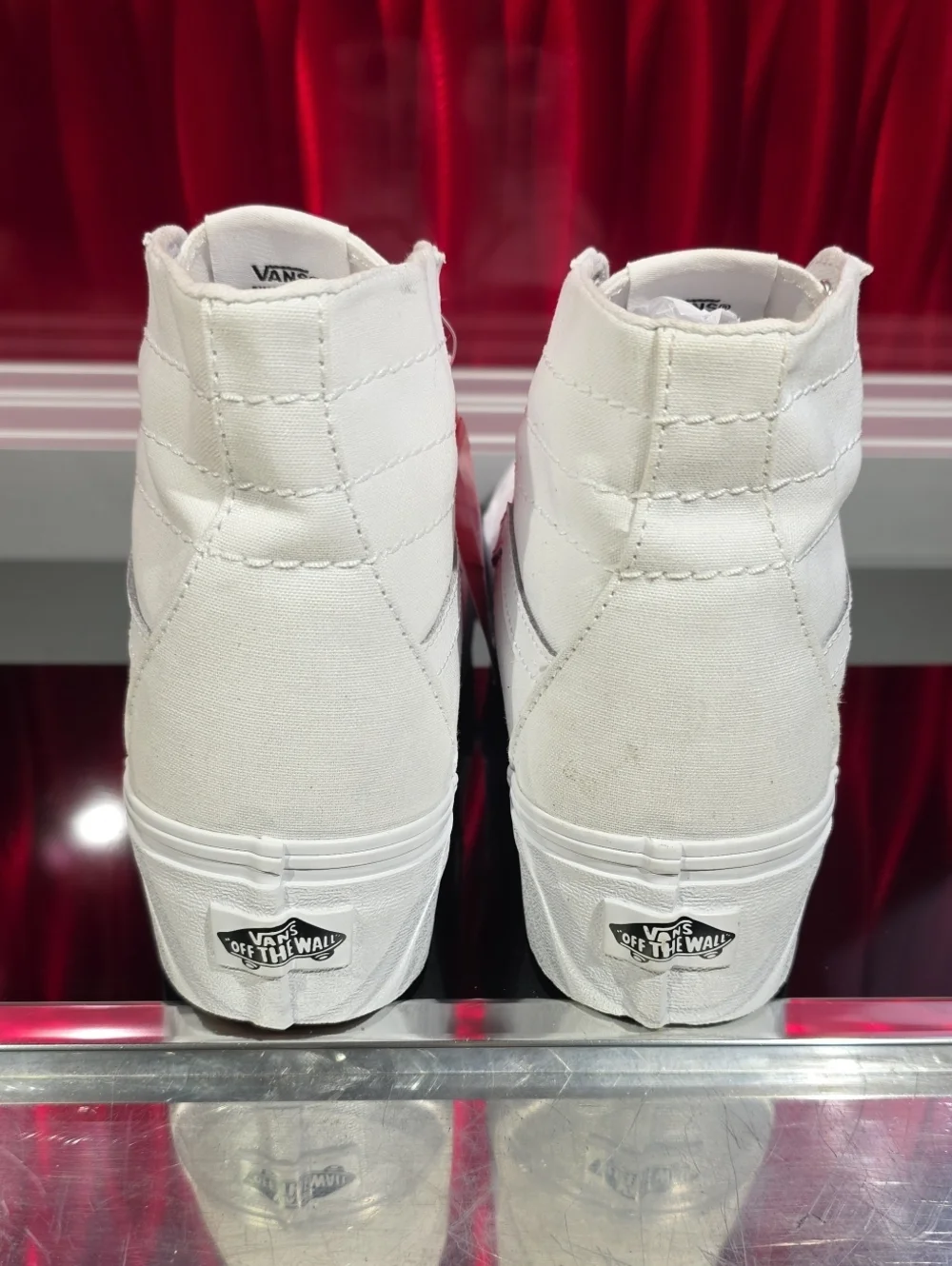 Vans Sk8-Hi Tapered Canvas True White Men's 8.5 Women's 10.0 New With Box